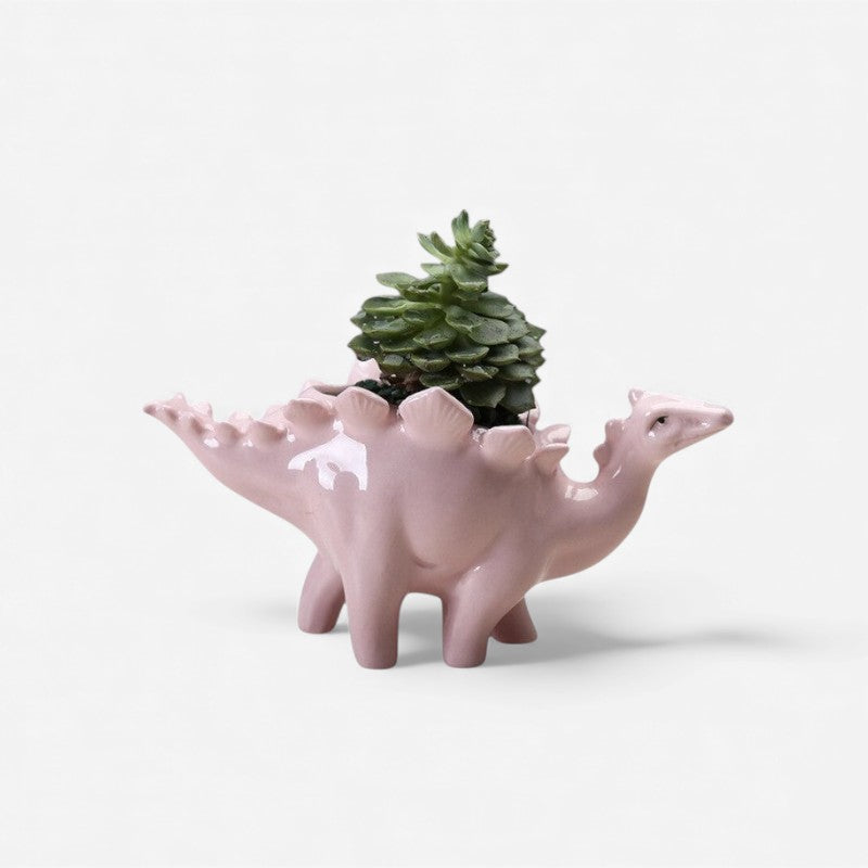 DinoBloom – Decoratieve Bloempot met Dinosaurier-Geïnspireerd Beeld Velani