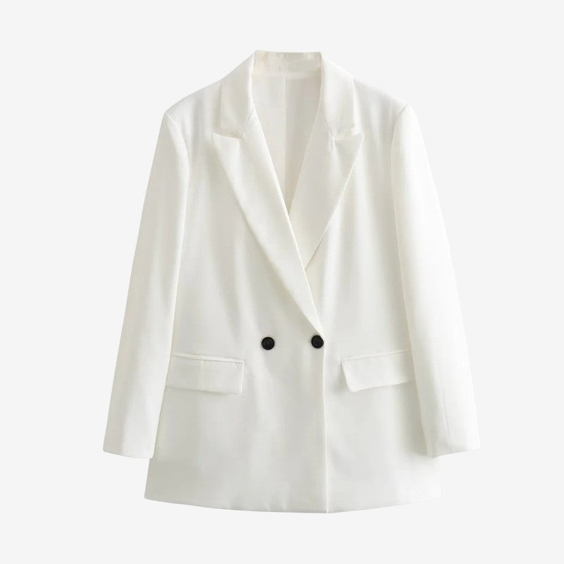 Mary - Stijlvolle Blazer met Lange Mouwen, Reverskraag en Frontzakken Velani