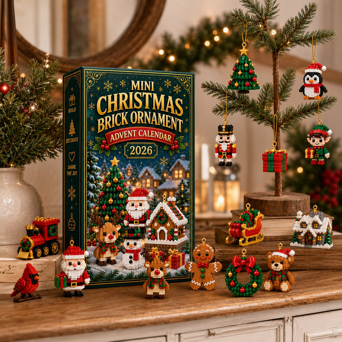 Figurmas - Advent Calendar With 24 Mini Figures For Building