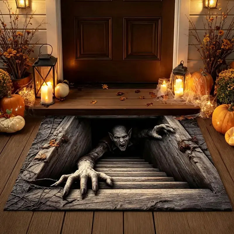 Hallowstep – 3d Halloween Doormat With Optical Illusion
