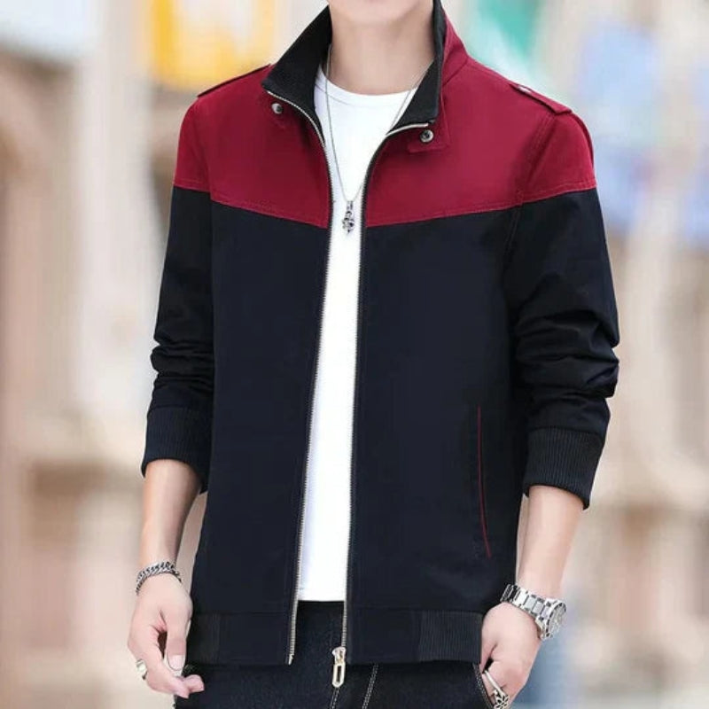 Oliver – Chaqueta de cuello alto con mangas largas y bolsillos