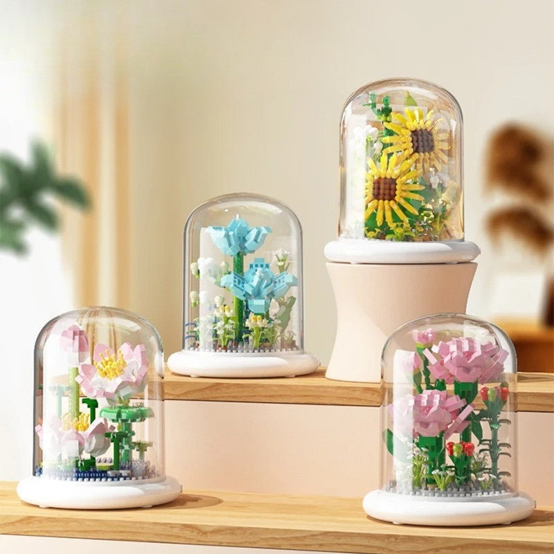 GlowBloom – Decoratieve Bloemen Bouwstenen met Ingebouwde Verlichting Velani
