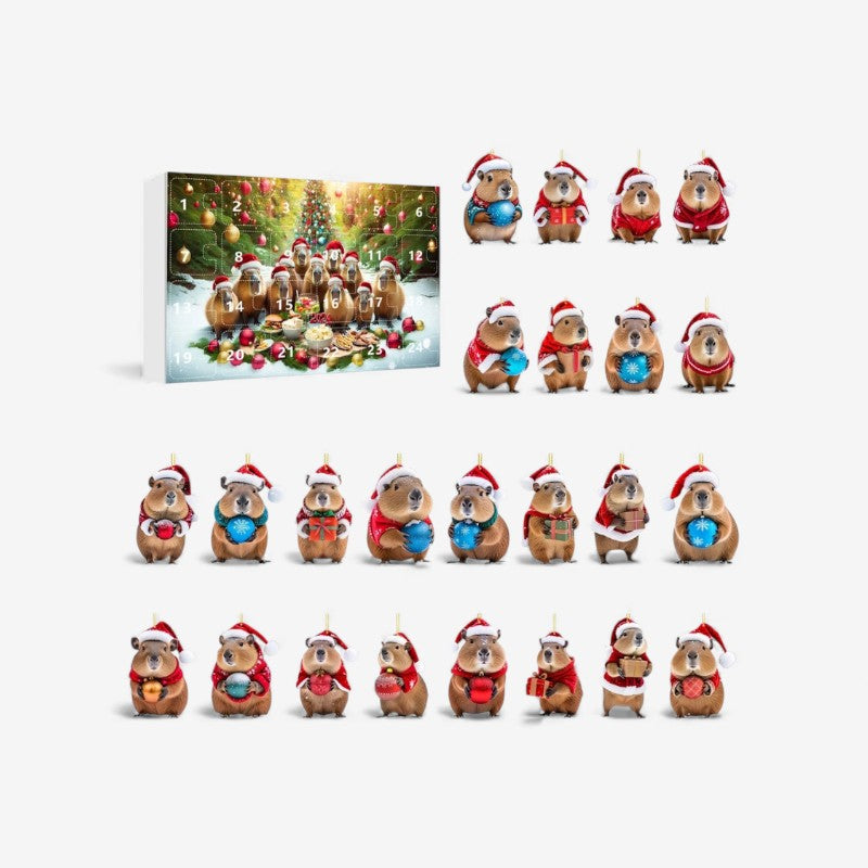 KapiFest – Kerst Adventskalender met Capybara Speelgoed Velani