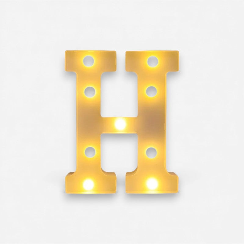 GlowLetter – Decoratieve LED Letter met Modern Ontwerp Velani