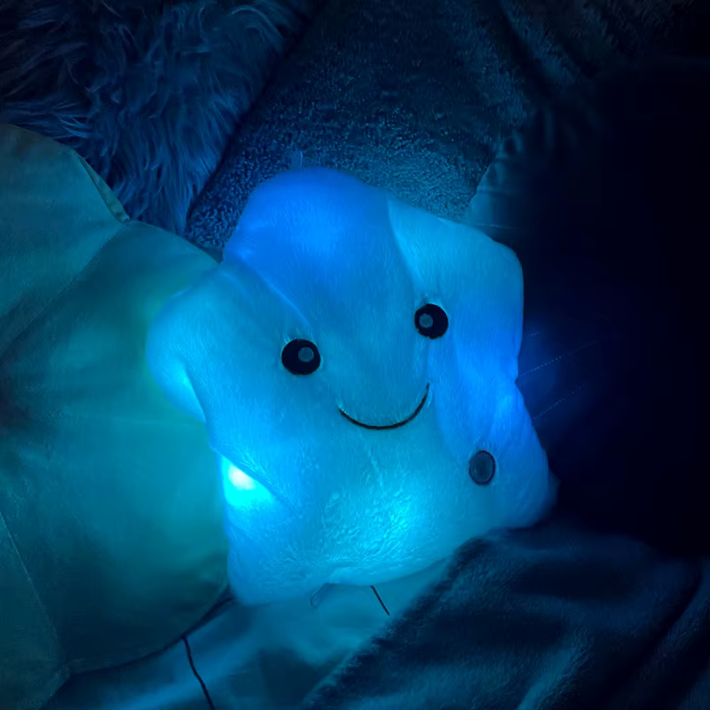Luminous Pillow Toy with Creative Light Design