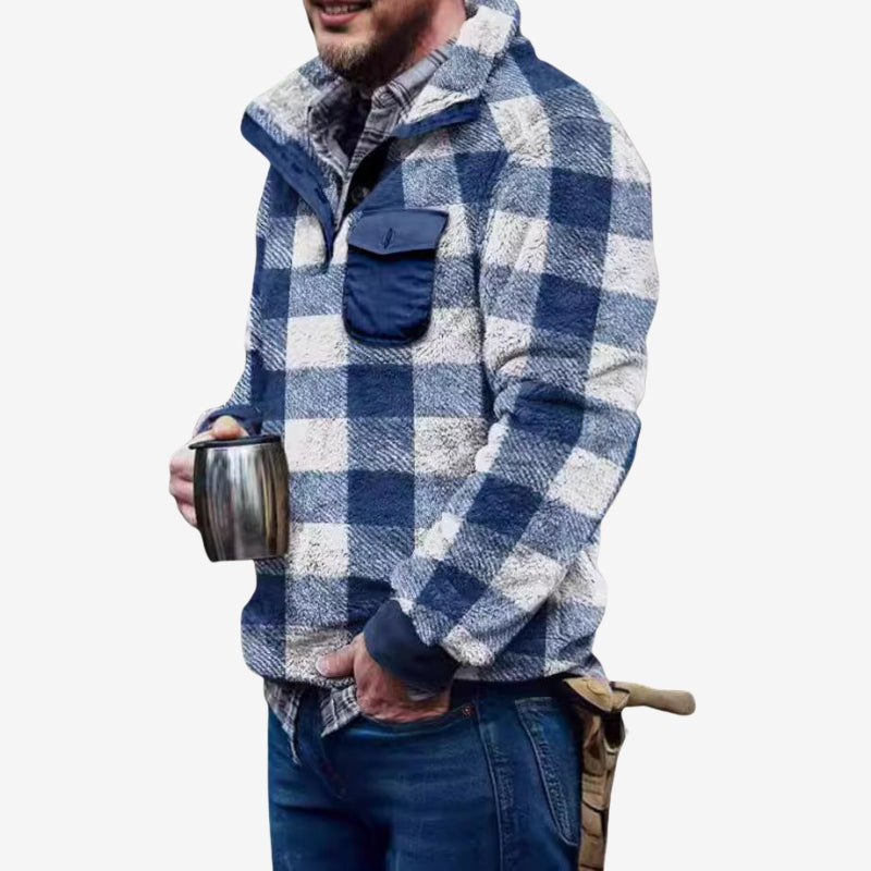 Liam – Long Sleeve Jacket with Standup Collar