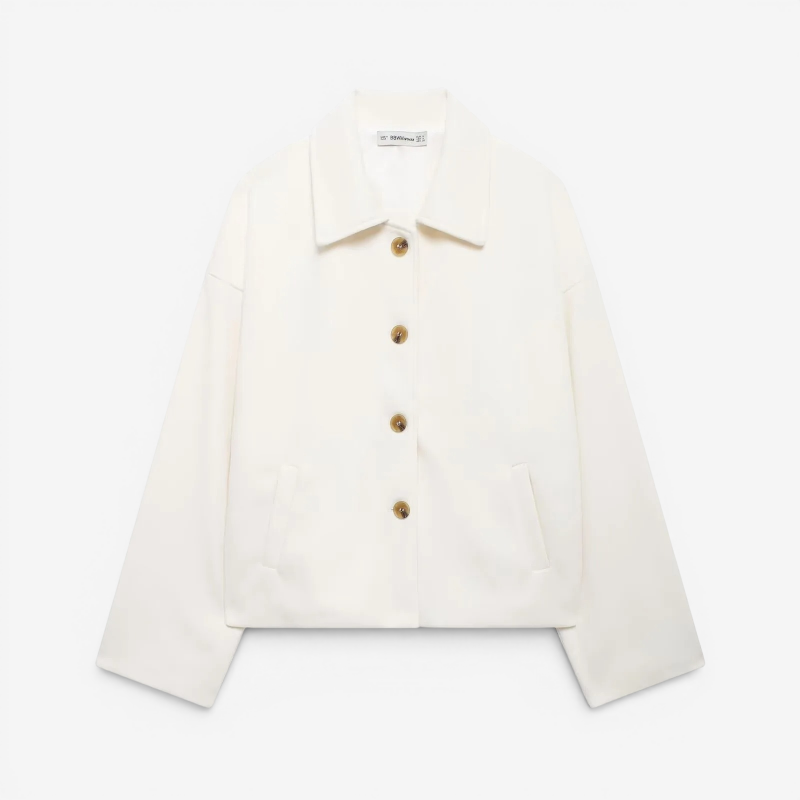 Chic Women’s Lapel Collar Button-Up Jacket