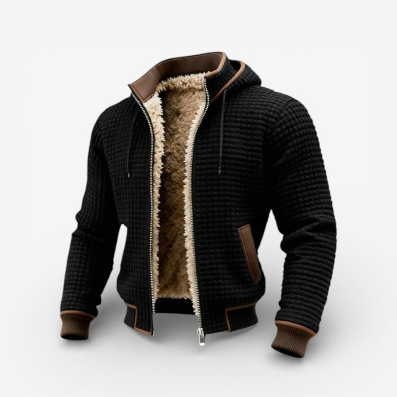 Logan – Long Sleeve Jacket with Zipper Closure and Pocket