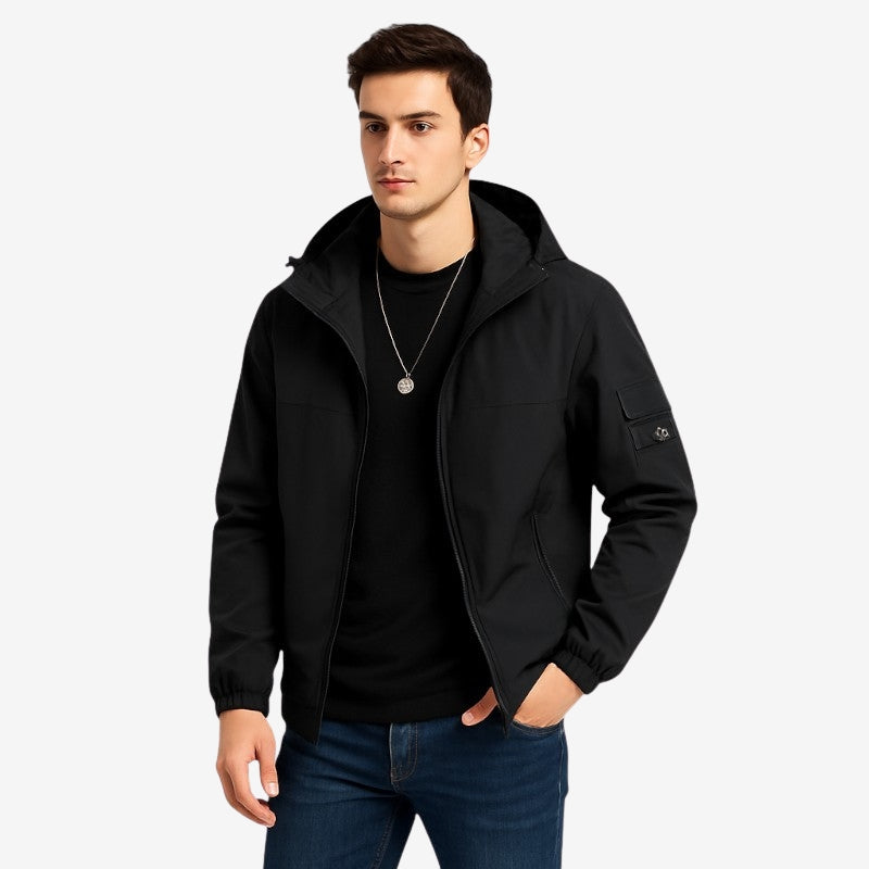 SkyHaven – Long Sleeve Jacket with Hood and Pockets