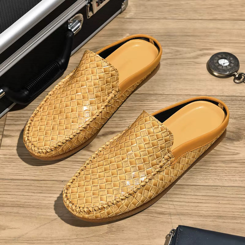 Willie – Slip-on halve slippers met lage zool Velani