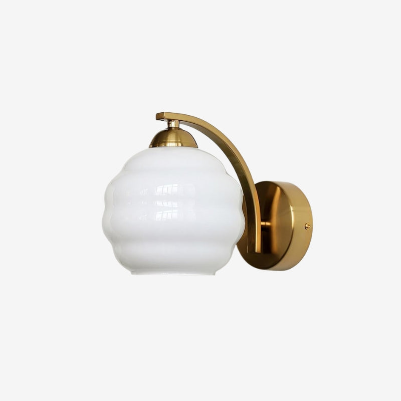 GlowArc – Ronde LED Wandlamp met Gebogen Stand Ontwerp Velani
