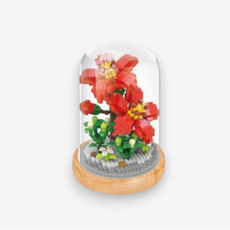 GlowBloom – Decorative Flower Building Blocks with Built-in Lighting