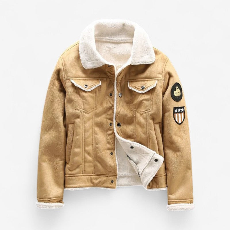 Thomir – Lange mouwen jas met fleece voering en zakken Velani