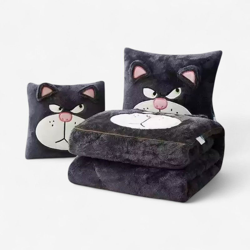 CozyNest – Dekbedovertrek en Kussen Set met Speels Ontwerp Velani