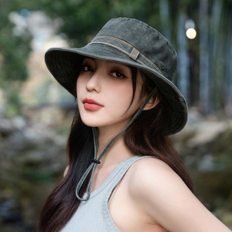 Olivia – Round Hat with Adjustable Band