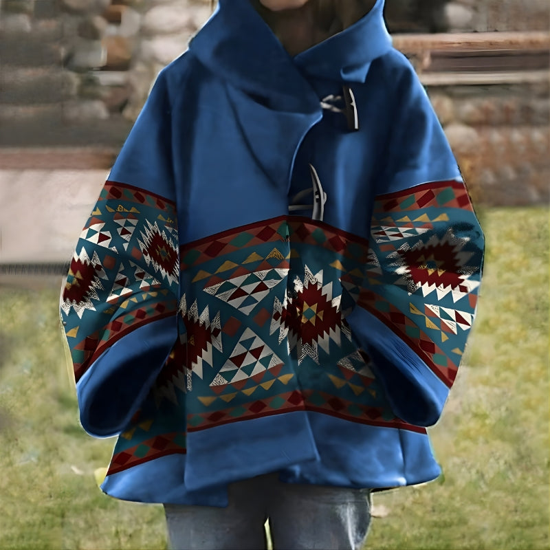 Lily – Long Sleeve Jacket with Hoodie Design