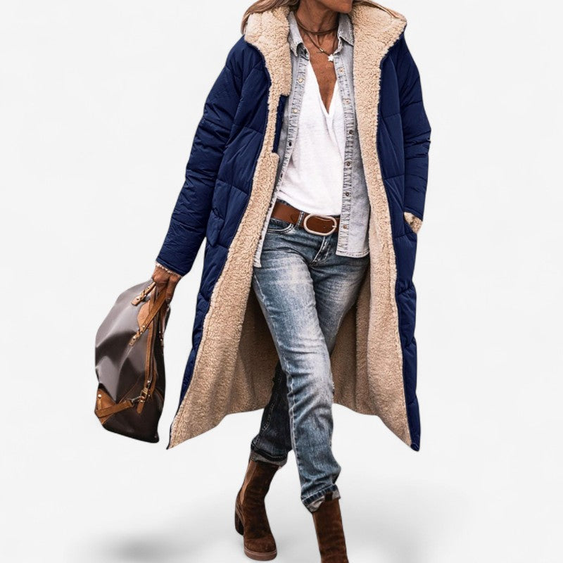 Olivia – Jas met lange mouwen en zakontwerp Velani