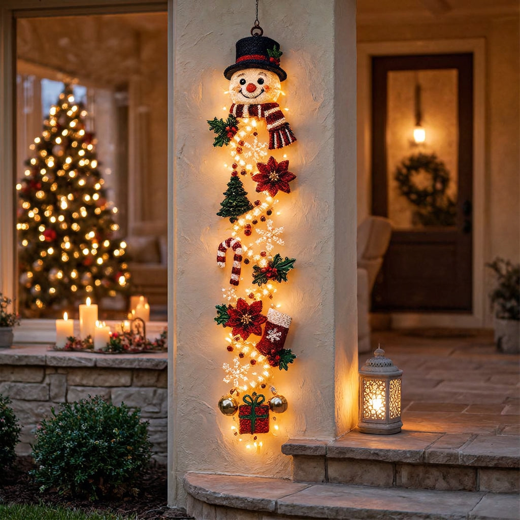 Festipend - Led Christmas Hanging Decoration With Festive Design
