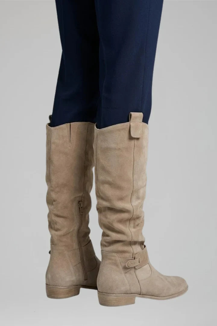 Strapix - Women's High Boots With Side Zip