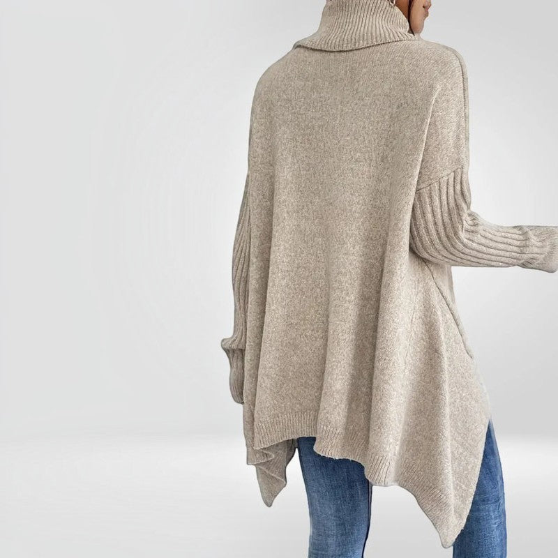 Knitora - Turtleneck Sweater with Relaxed Fit