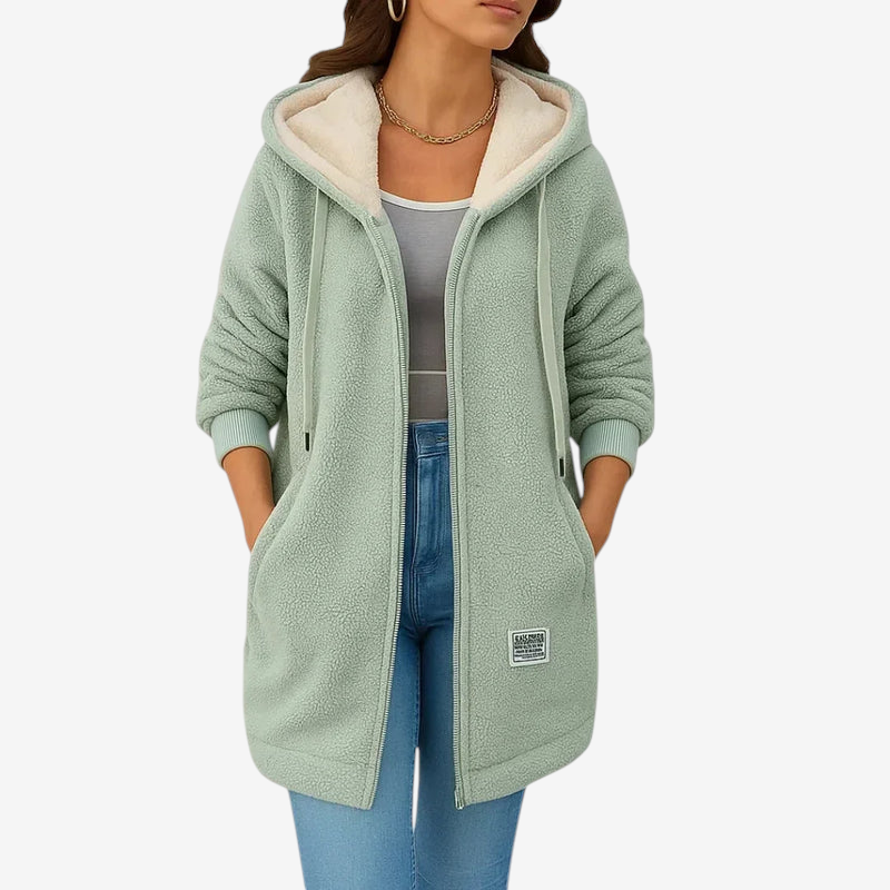 Fleecelyn - Long Hooded Fleece Jacket
