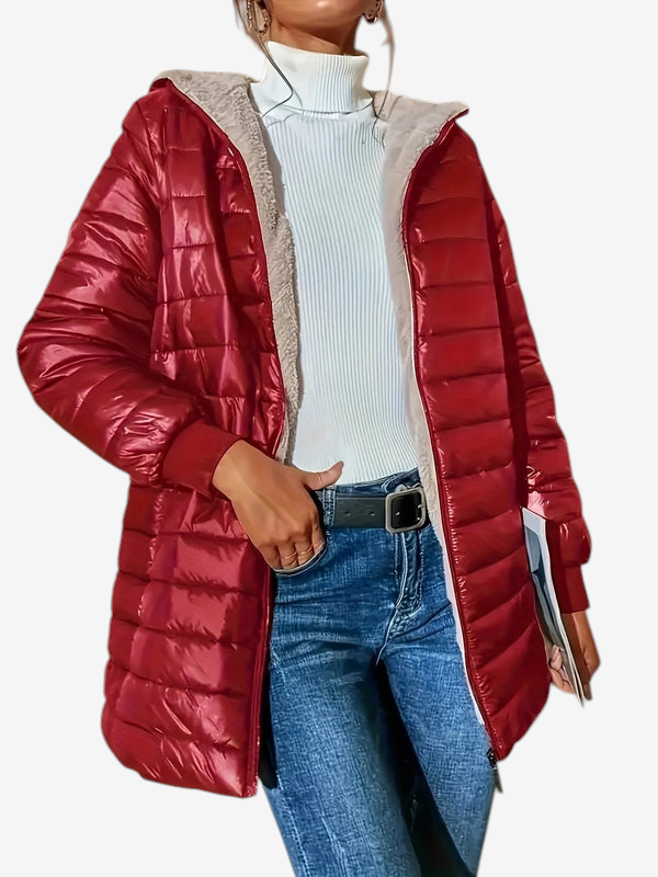 Frostzip - Long Coat with Zipper Closure