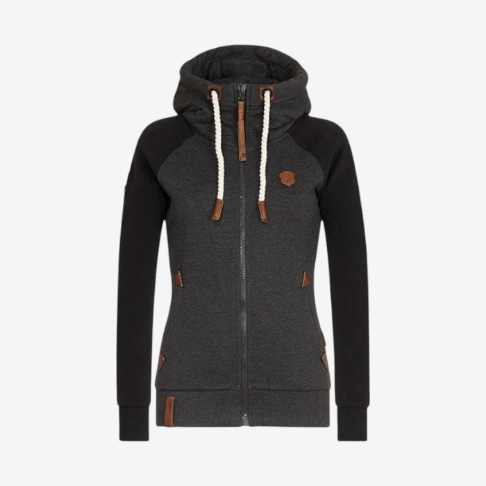 Zipcrest - Zip Lined Hoodie with Slim Fit