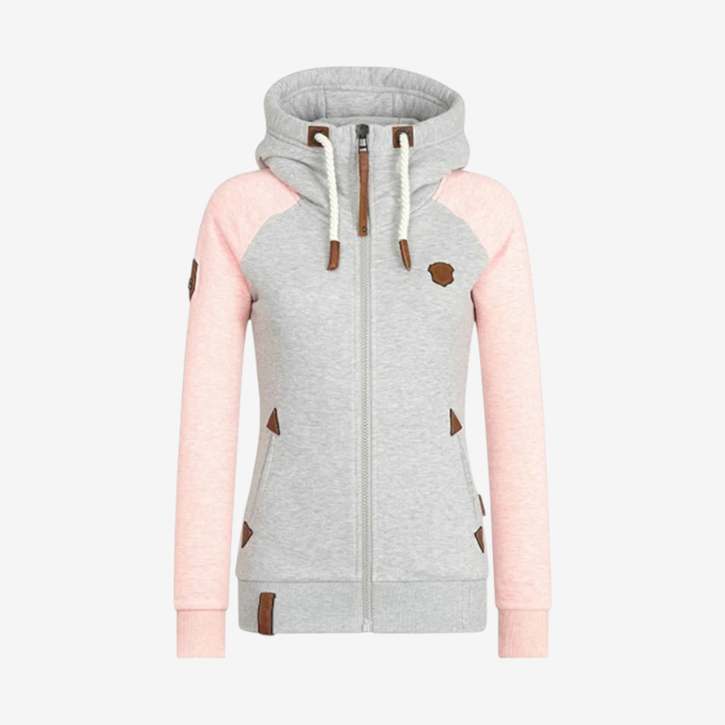 Zipcrest - Zip Lined Hoodie with Slim Fit