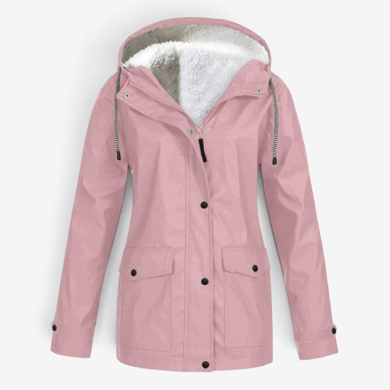 Style - Women’s Long Coat with Hood and Pockets