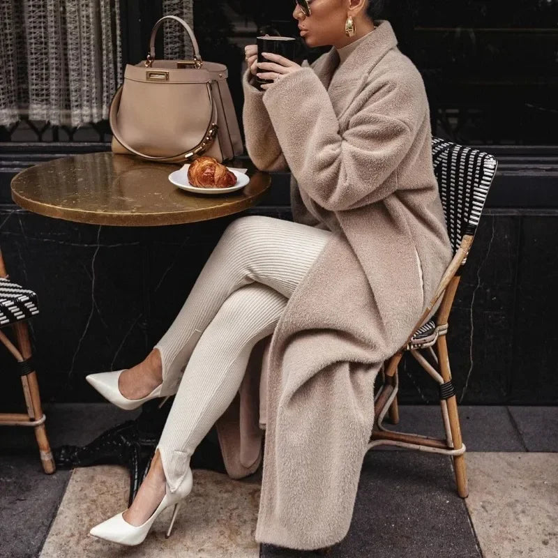 Notchway - Fitted Trench Coat with Notched Collar