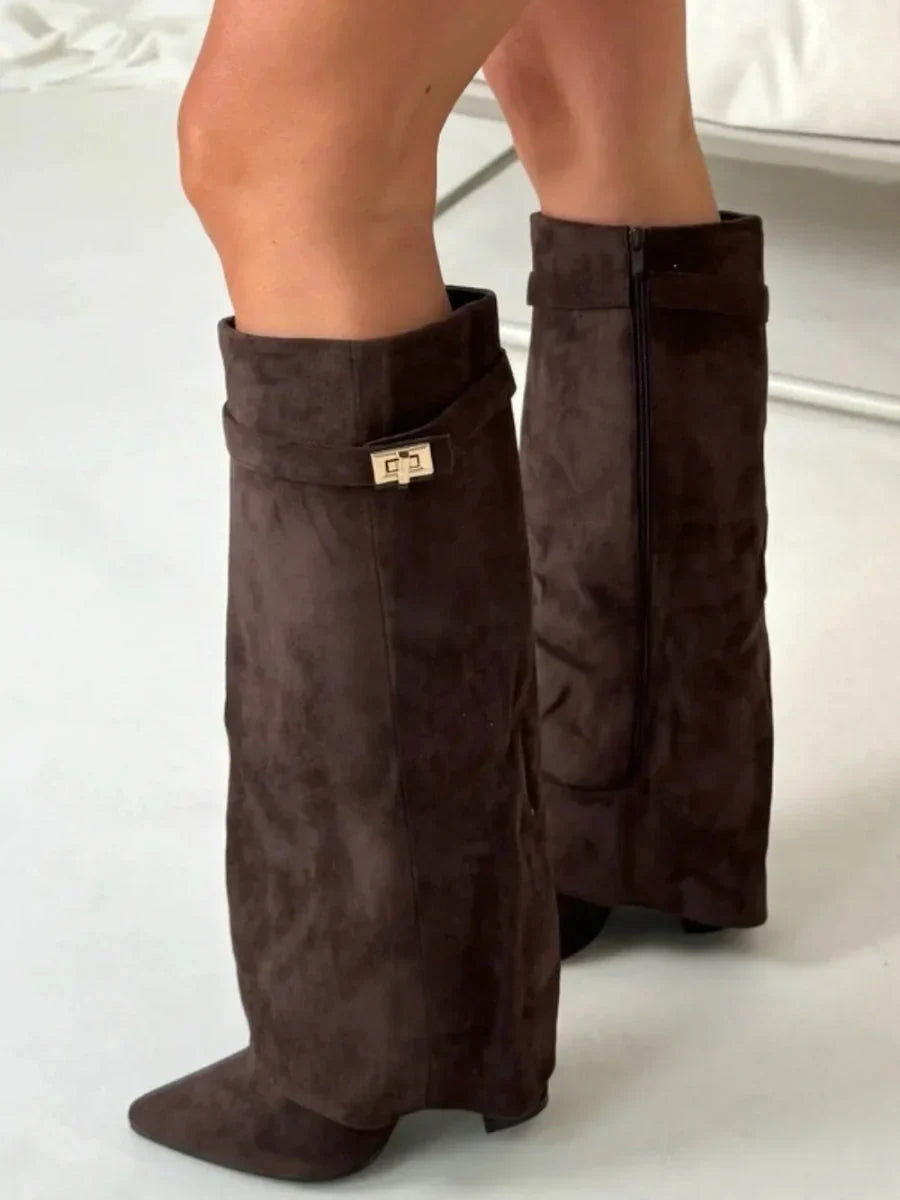 Tallstep - Ankle Boots with Knee-High Design