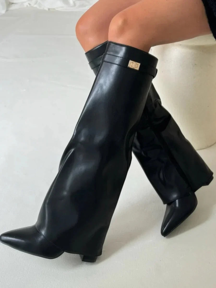 Tallstep - Ankle Boots with Knee-High Design