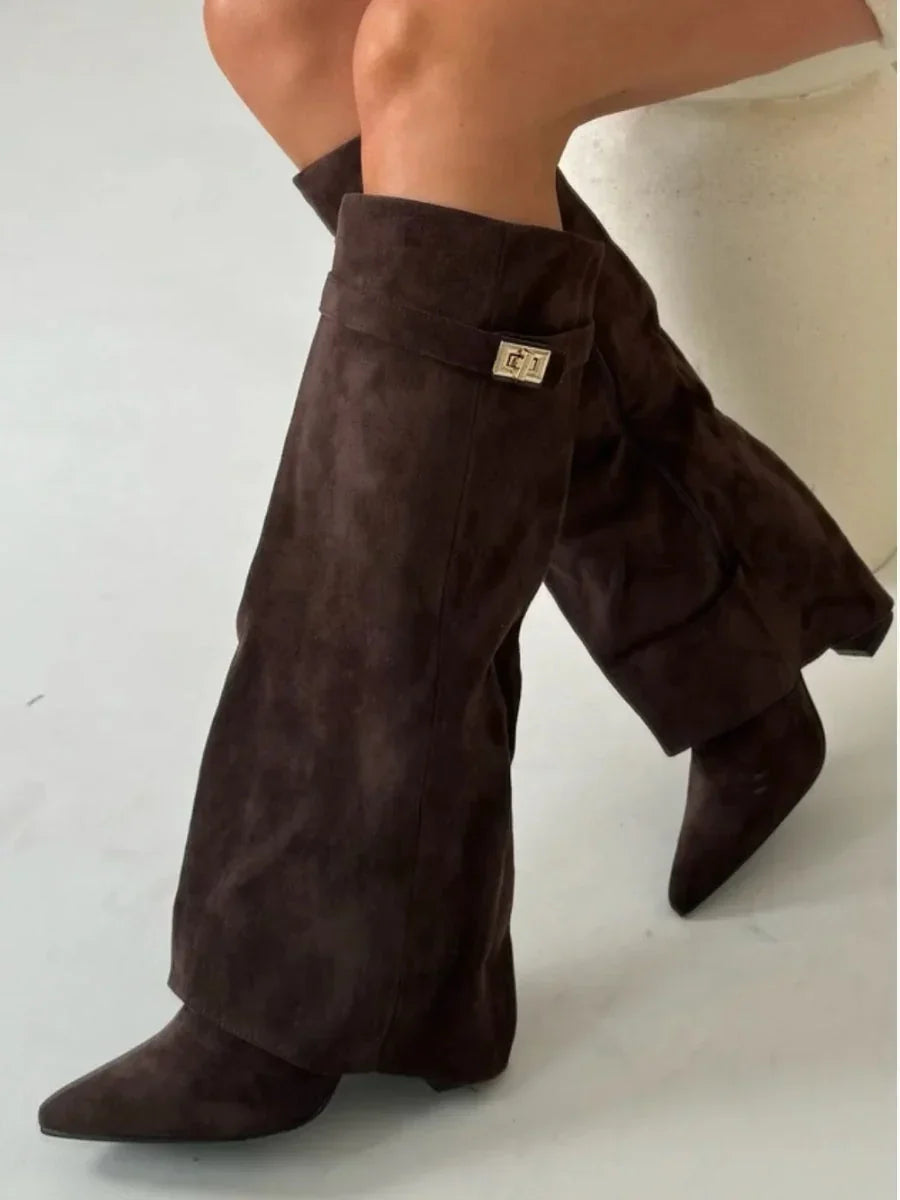 Tallstep - Ankle Boots with Knee-High Design
