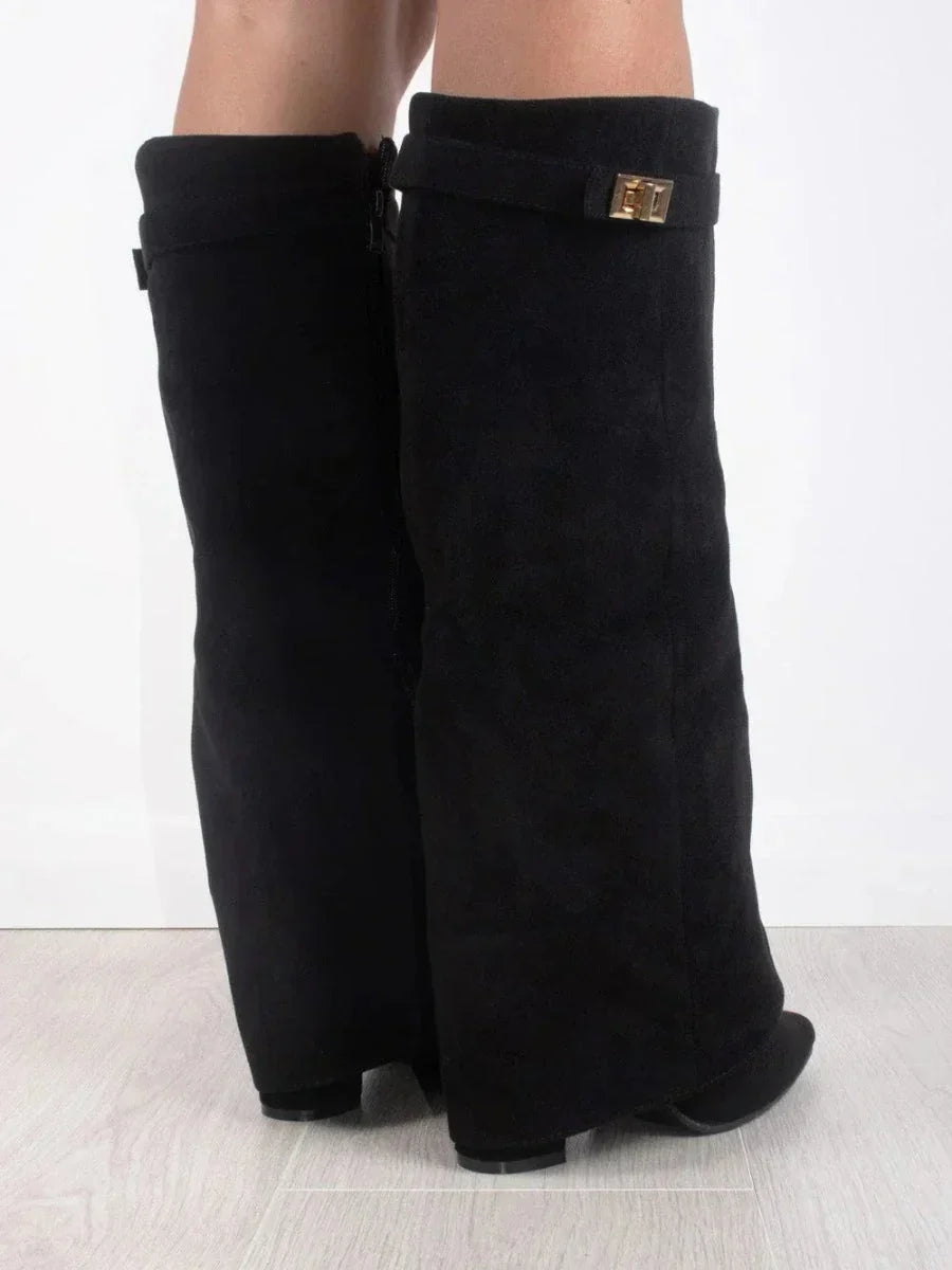 Tallstep - Ankle Boots with Knee-High Design