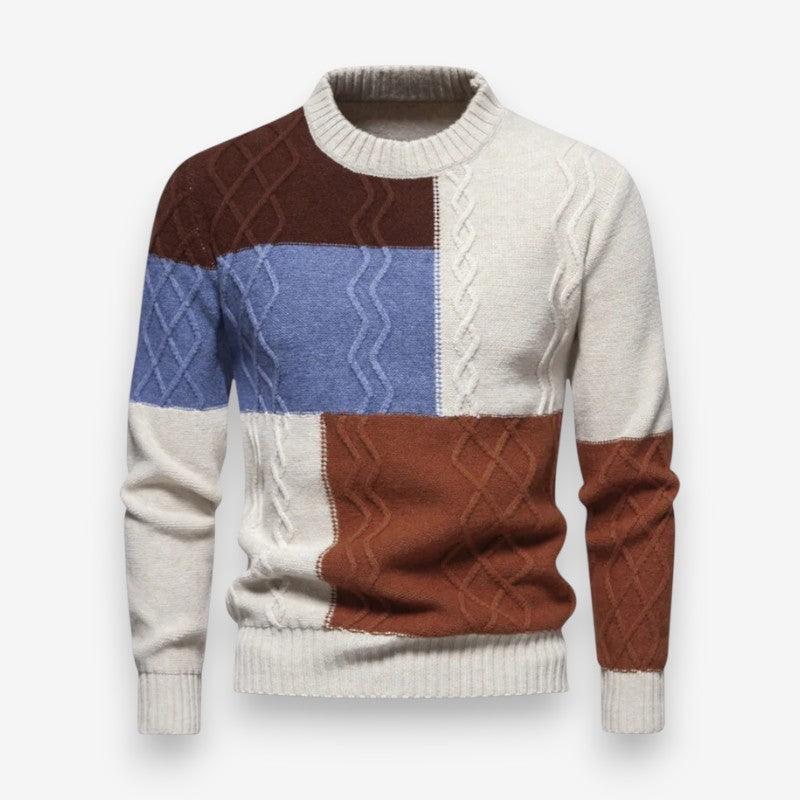 Julianus – Slim fit trui met lange mouwen en print Velani