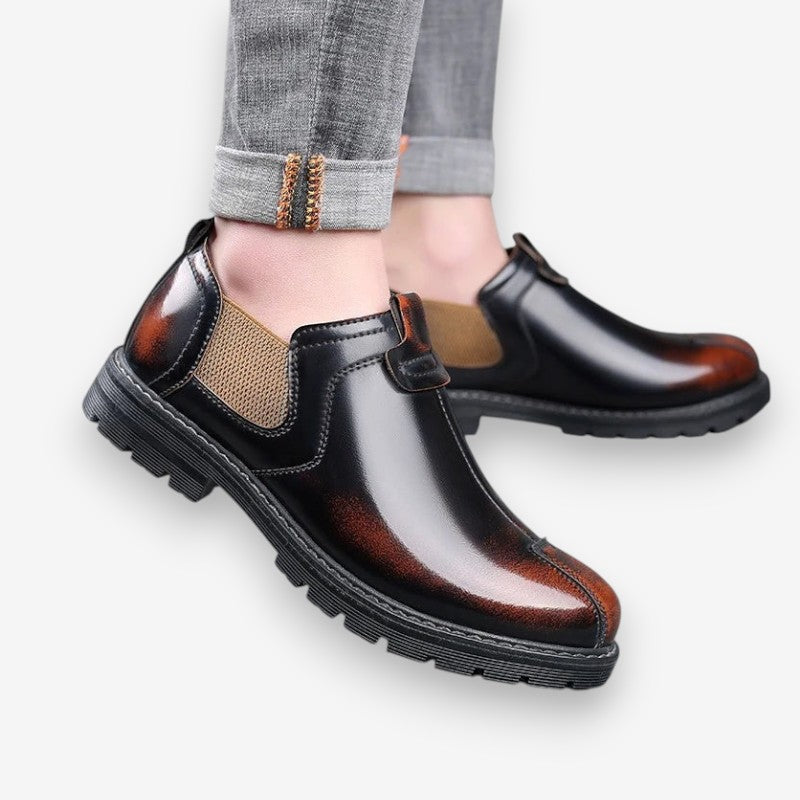 Lucas – Round Toe Boots With Anti Slip Grip Design