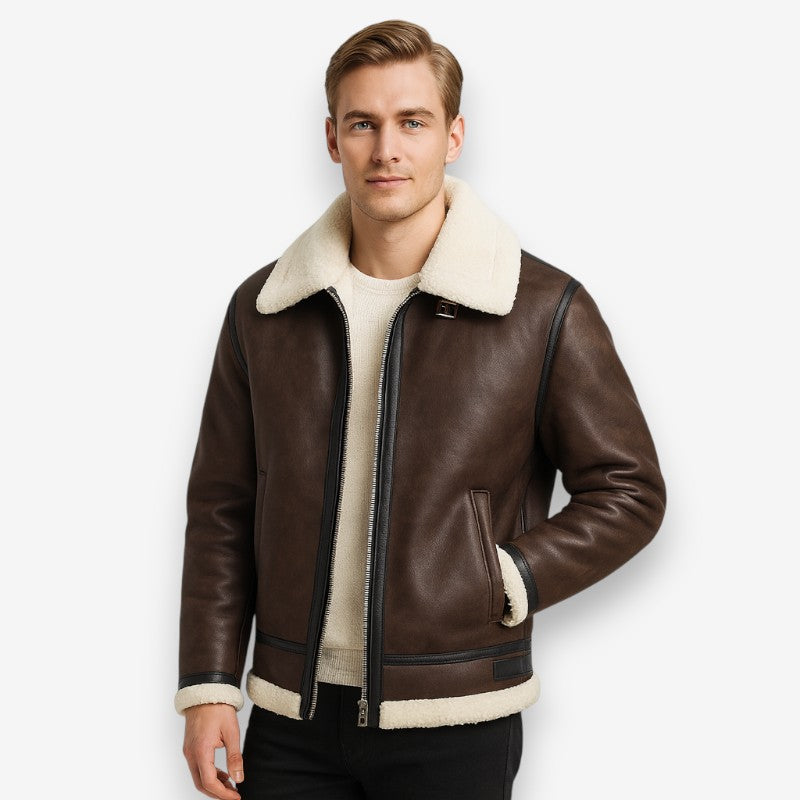 Lucas – Long Sleeve Jacket with Zipper Closure and Pocket Design