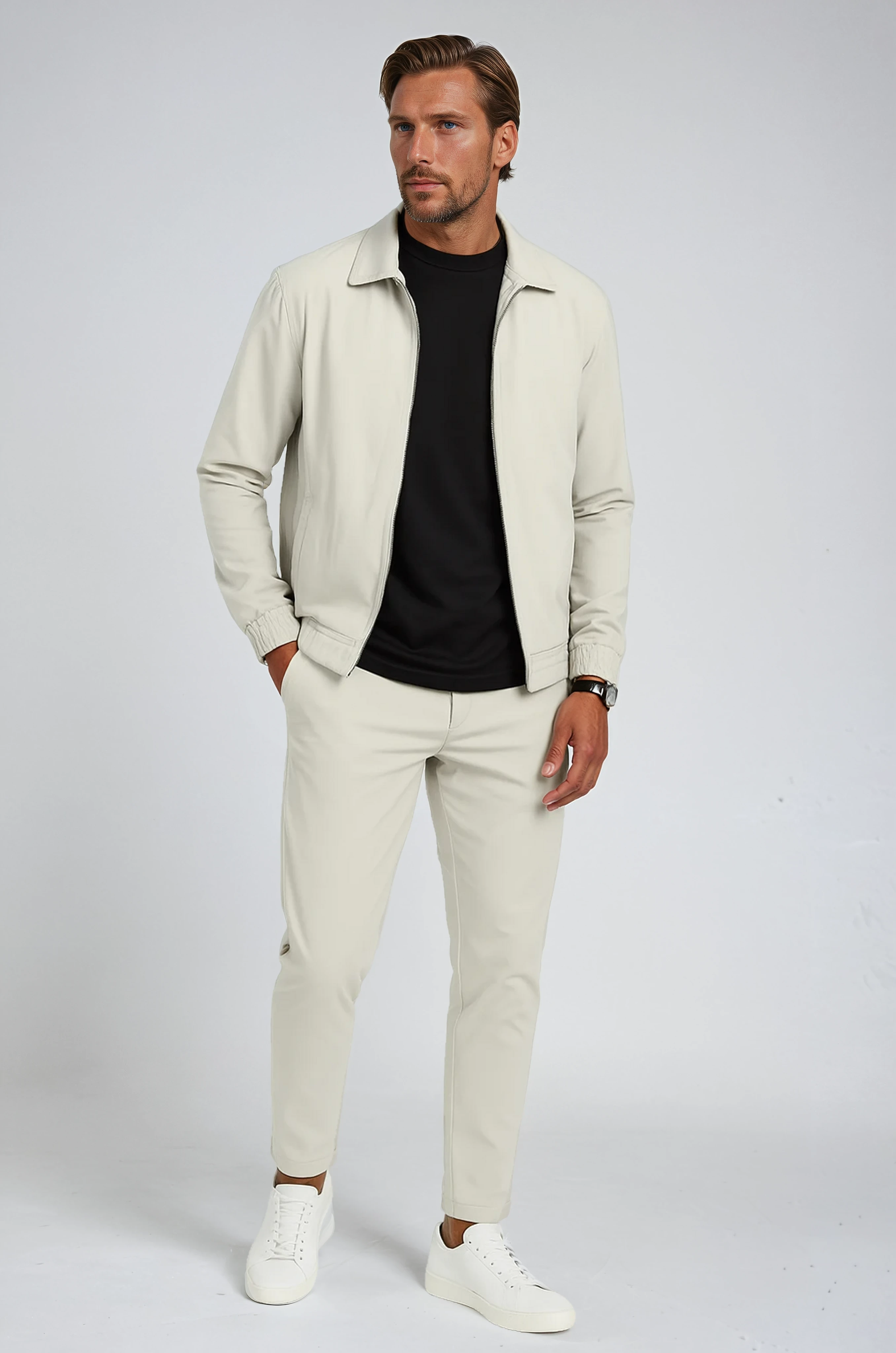 Smart Tech Suit – Soft Sand Velani