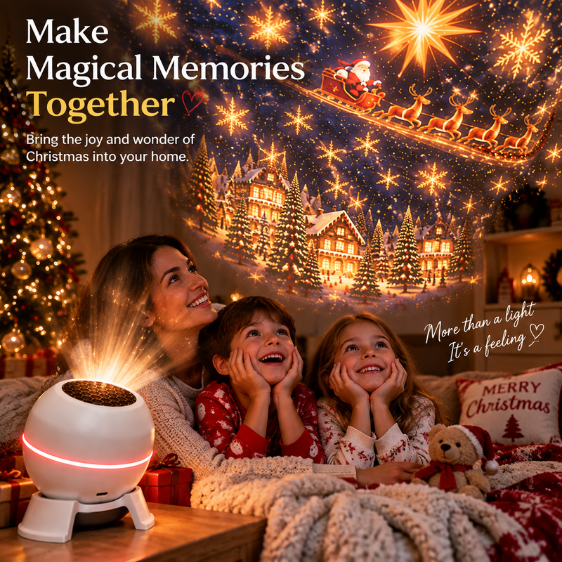 Luminora – Christmas Projector with Moving Holiday Projections