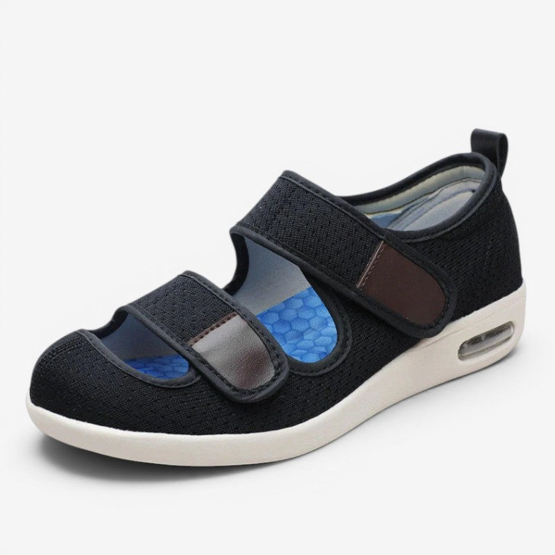 Perforated Design Sandals with Adjustable Strap