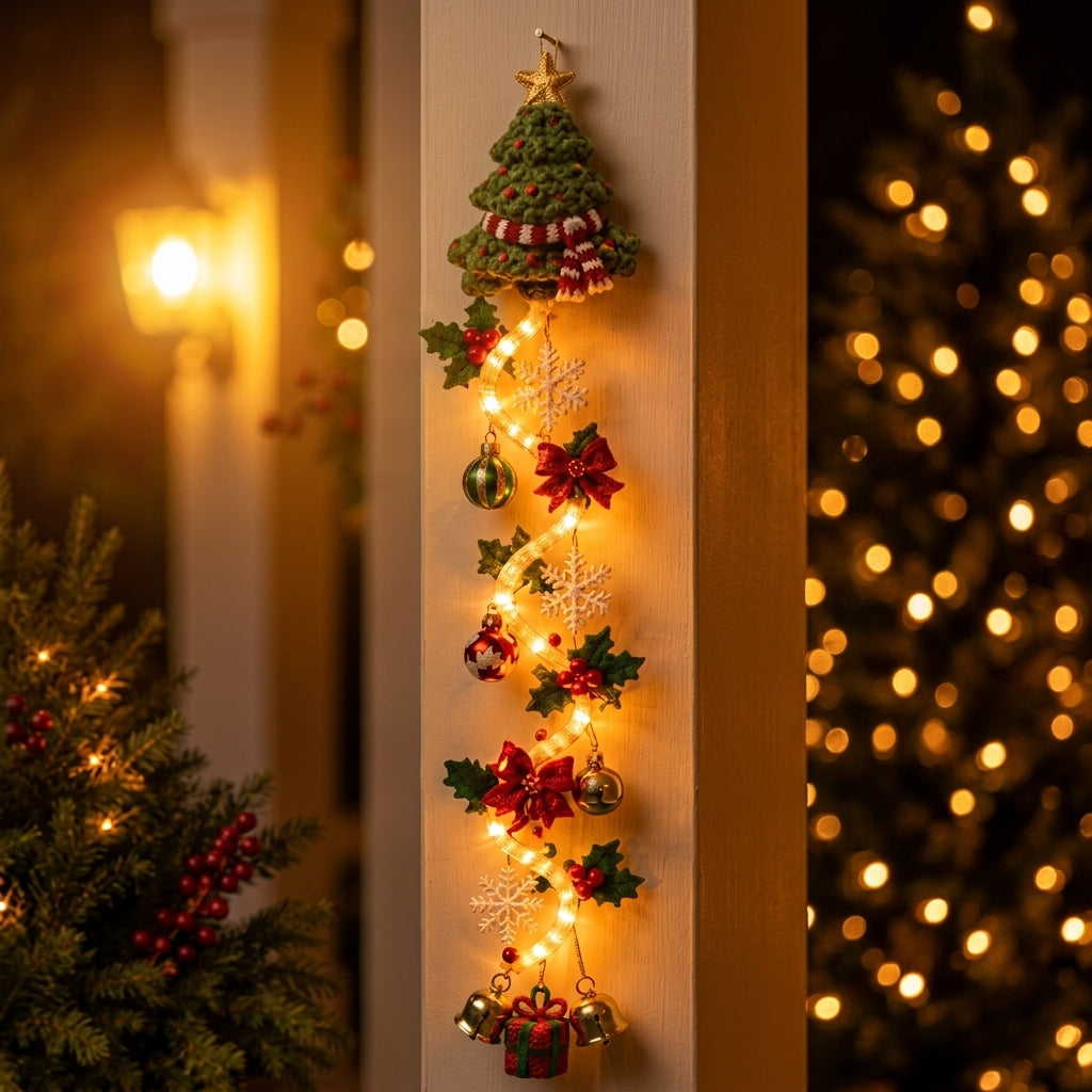 Festipend - Led Christmas Hanging Decoration With Festive Design