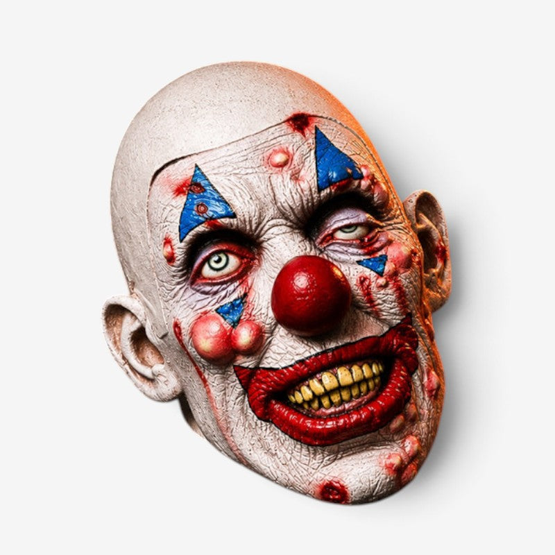 ClownFlick - Clown Halloween Mask With Detailed Facial Design