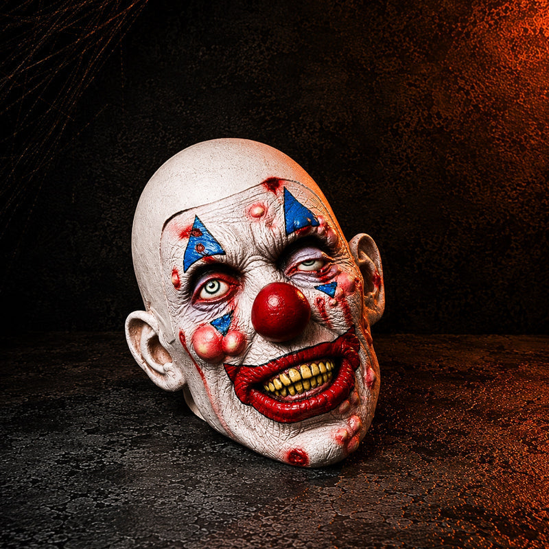 ClownFlick - Clown Halloween Mask With Detailed Facial Design