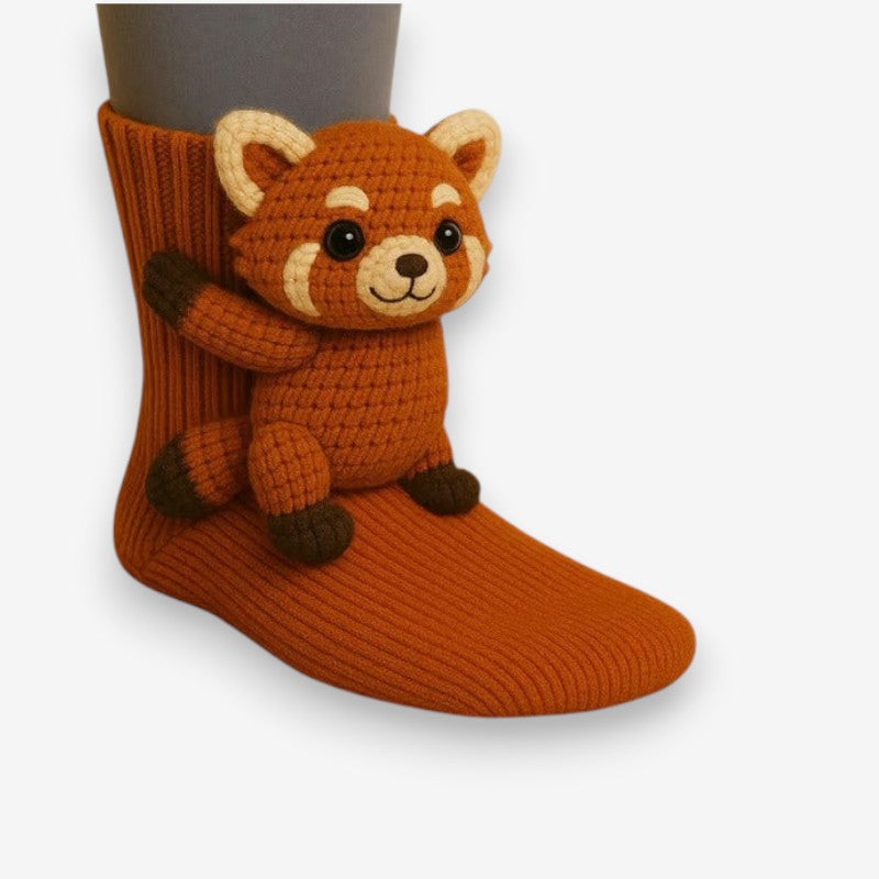 Nora – Decorative Socks with 3D Animal Inspired Design