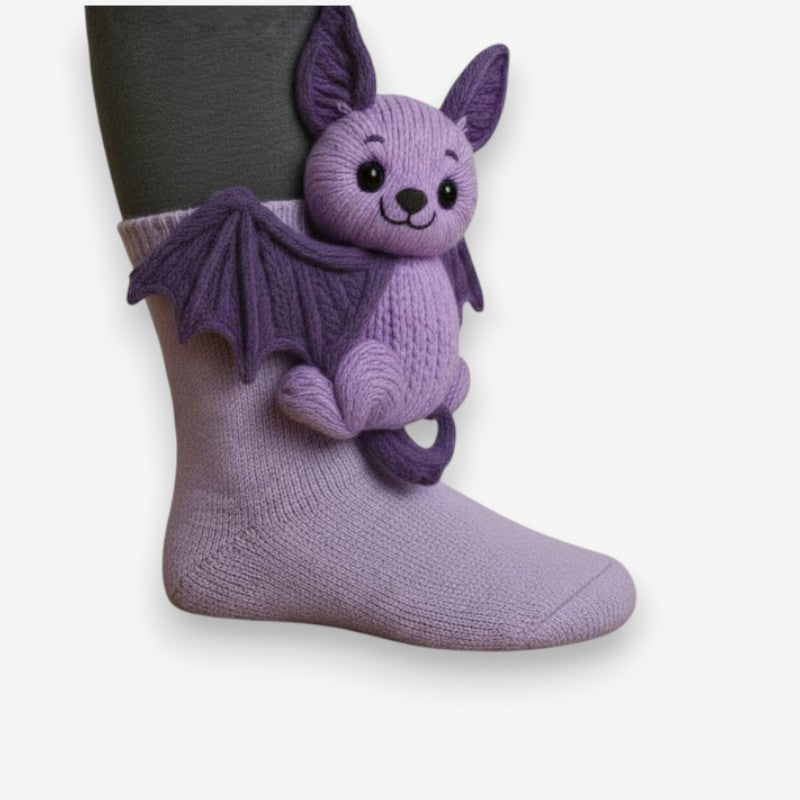 Nora – Decorative Socks with 3D Animal Inspired Design