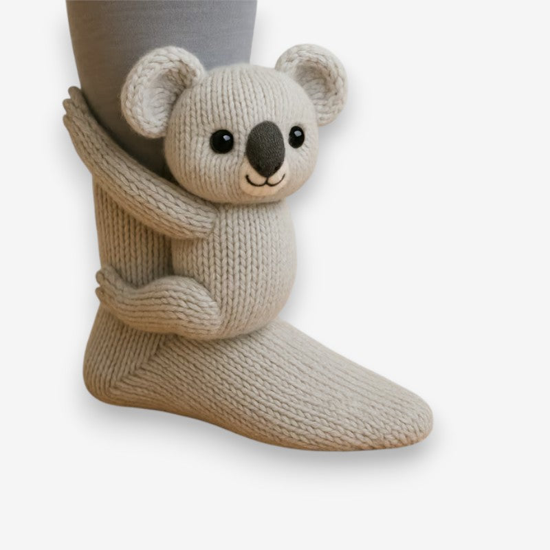 Nora – Decorative Socks with 3D Animal Inspired Design