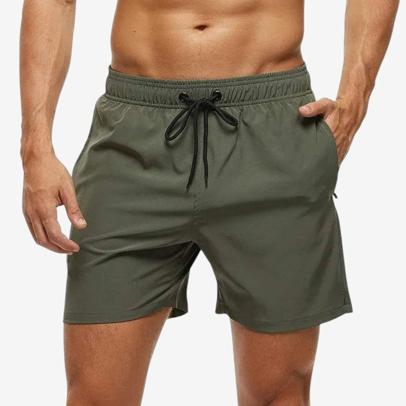 Men's Lightweight Breathable Shorts with Elastic Waistband
