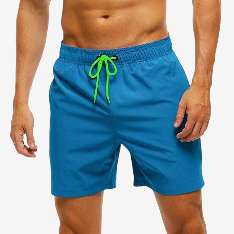 Men's Lightweight Breathable Shorts with Elastic Waistband