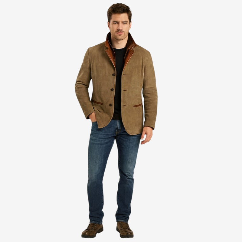 Julian – Jas met reverskraag lange mouwen en zakken Velani