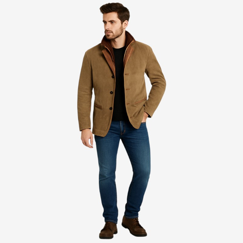 Julian – Jas met reverskraag lange mouwen en zakken Velani